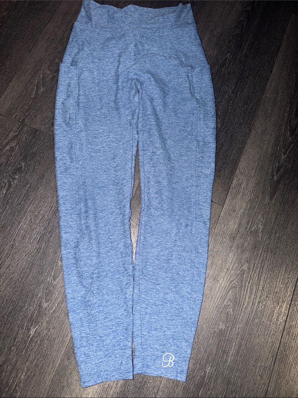 Bombshell  curve Light Blue Heather leggings Comfortable Everyday Bottoms